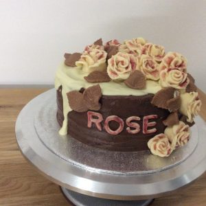 Chocoholics rose cake