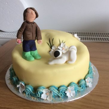 Beach day Birthday cake